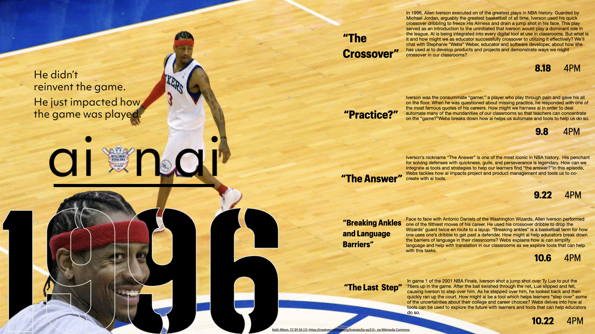 "1996 The Series": Allen Iverson and Artificial Intelligence